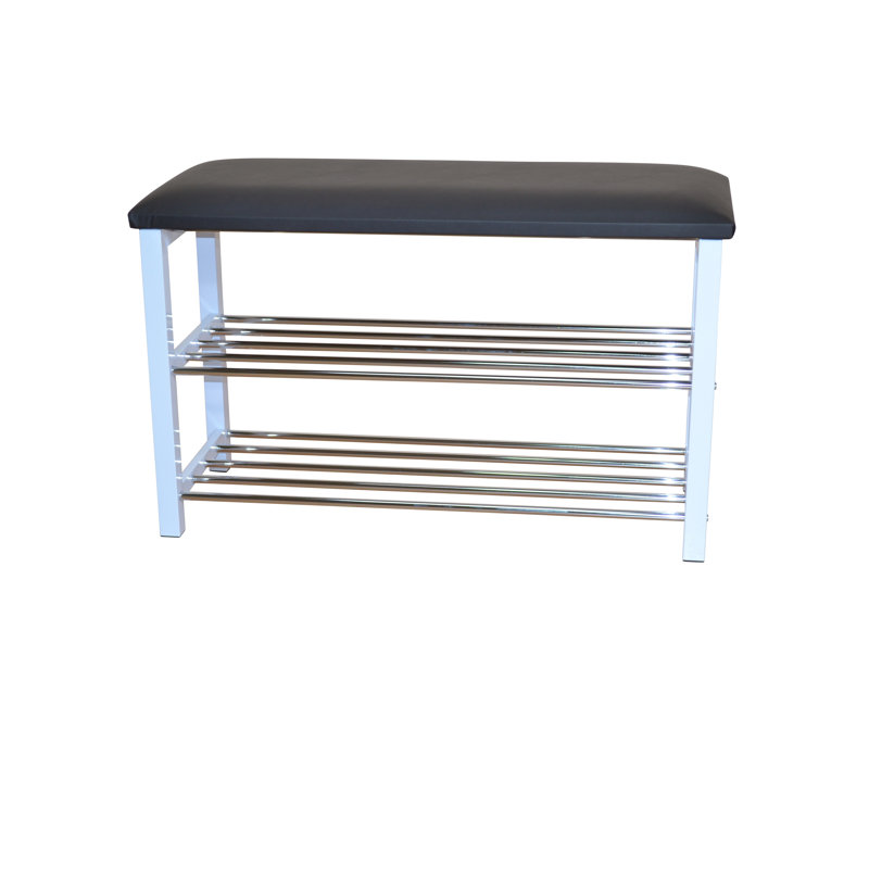 Fairmont Park Gepolsterte Sitzbank Verbrande mit Stauraum aus Metall